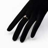 ANELLO A MARGHERITA IN ORO GIALLO 9K CON OPALE E ZAFFIRI