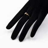 ANELLO IN ORO GIALLO 8K CON SPINELLO SINTETICO
