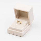 ANELLO IN ORO GIALLO 18K CON DIAMANTE DI TAGLIO BRILLANTE