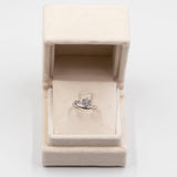 Anello vintage in platino con diamanti (0,50ctw)