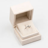 Anello contrarier vintage in platino con diamanti (0,50ctw)