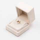 Anello a sigillo in oro giallo 9k, 1974