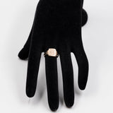 Anello vintage a sigillo in oro giallo 9k, 1930