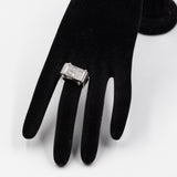 Anello vintage in platino con diamanti , anni '40