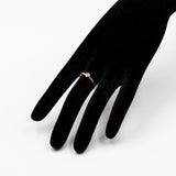 Anello solitario in oro giallo 14k con diamante (0.05ct)