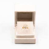 ANELLO VINTAGE A MARGHERITA IN ORO GIALLO 18K E DIAMANTI (0.51CTW)