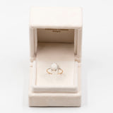 ANELLO ART DÉCO IN ORO GIALLO E BIANCO 9K CON OPALE (1.40CT CA.), ANNI ‘30