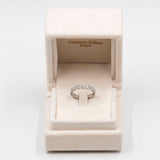 Anello eternity in oro bianco 18k con diamanti taglio marquise (1,40ctw)