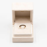Anello vintage in oro giallo 9k con zaffiri