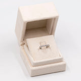 Anello vintage semi-eternity in platino 900 con 1ct di diamanti