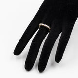 Anello vintage in oro giallo 9k con tanzaniti e diamanti, anni '80
