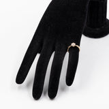 Anello vintage in oro giallo 9k con diamanti
