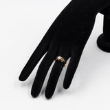 Anello antico solitario in oro 14k e diamante (0,44ct), anni '30/'40