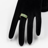 Anello vintage in oro giallo 14k con peridoti (0,94ctw)