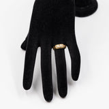 Anello antico in oro giallo 18k con diamanti, anno 1861/1862