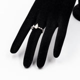 ANELLO IN PLATINO 900 CON DIAMANTE A GOCCIA (1.18CTW)