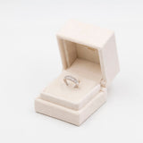 ANELLO A FASCIA IN PLATINO 900 E DIAMANTI (1 CTW)