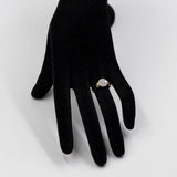 Anello vintage in oro giallo 14k con diamanti (0,40ctw)