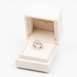 Anello in oro bianco 9k con diamanti (0,35ctw)