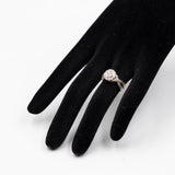 Anello in oro bianco 9k con diamanti (0,35ctw)