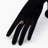 Anello vintage in oro giallo 18k con tre diamanti (0,24ctw), anni '70