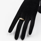Anello vintage in oro giallo 14k con diamante (0,06ct)