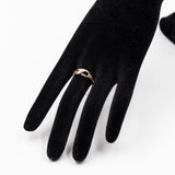 Anello vintage in oro giallo 14k CON PIETRA IMITAZIONE DI DIAMANTE
