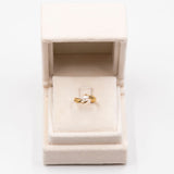 Anello vintage in oro giallo 18k con perla