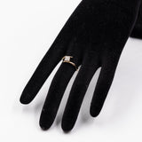 Anello vintage in oro 9k con diamanti (0,09ctw)