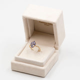 Anello in oro giallo 9k con tanzaniti (1,30ctw), 2014