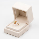 Anello vintage "bypass" in oro 9k e opali, 1989