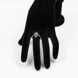 Anello in oro giallo 9k con tanzaniti (1,30ctw), 2014