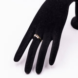 Anello vintage trilogy in oro giallo 9k e diamanti (0,09ctw)