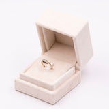 Anello vintage trilogy in oro giallo 9k e diamanti (0,09ctw)