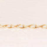 Braccialetto vintage in oro giallo 9K, anni ‘60