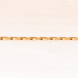 Catenina con maglia “curb” vintage in oro giallo 9K