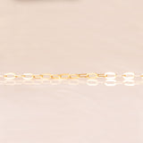 Catenina vintage con maglia a roló in oro giallo 18K