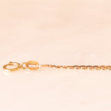 Collana vintage con maglia a “S” in oro giallo 9K