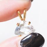 Ciondolo vintage in oro giallo 18K con acquamarina, anni ‘70