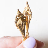 Orecchini antichi in oro giallo 8K, anni ‘10/‘20