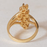 Anello vintage in oro giallo 18K con opali (0.60ctw ca.), anni ‘60/‘70