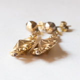 Orecchini antichi in oro giallo 8K, anni ‘10/‘20