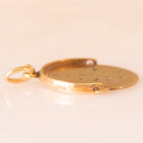 Ciondolo vintage con scritta nascosta “I Love You” da girare per farla comparire