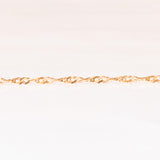Collana vintage con catenina in oro giallo 9K e con ciondolo in oro giallo 9K e con jasperware nero