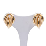 Orecchini vintage in oro giallo 18kt, anni '80/'90