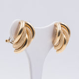 Orecchini vintage in oro giallo 18kt, anni '80/'90