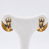 Orecchini vintage in oro 18k con lapislazzuli, anni '60