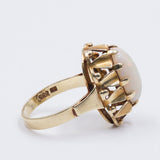 Vintage 14k gold ring with opal, 1950s
