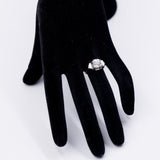 Anello solitario Art Decò in oro bianco 18k con diamante da 1.25ct, anni '30