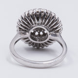 Anello in oro bianco 18k con diamanti ( 1.40 ct totali)